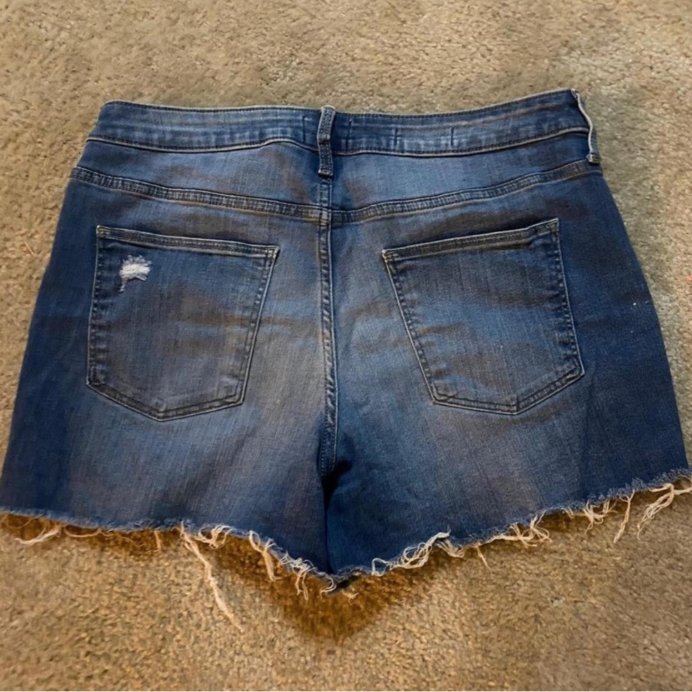 Universal Thread Ripped Blue Jean Shorts - Picture 3 of 3